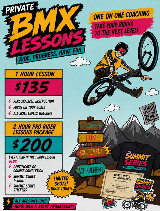 Private BMX Lessons From Pro Summit Series competitor "Cody Wheeler"